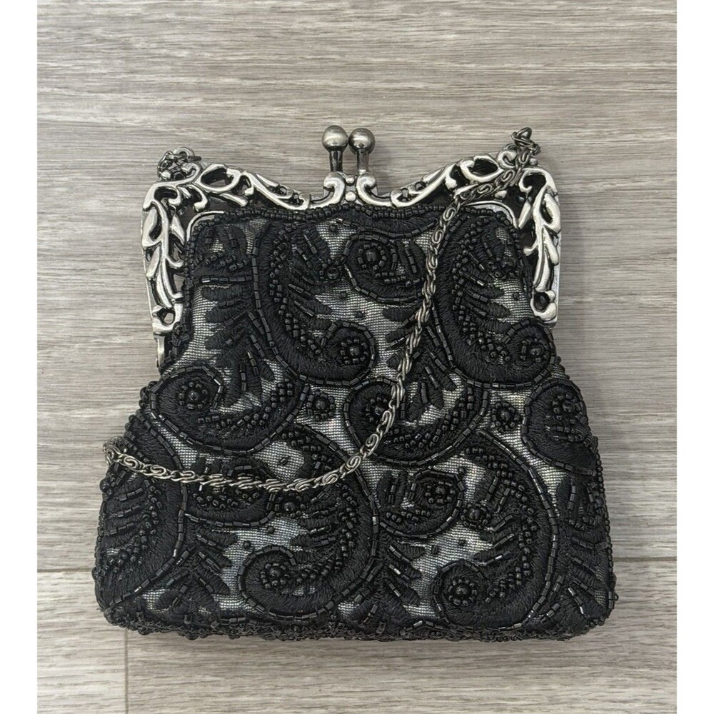 Womens Vtg Style Beaded Sequin Evening Handbag Prom /Homecoming /Wedding Clutch